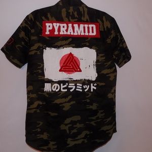 Camo Button down shirt